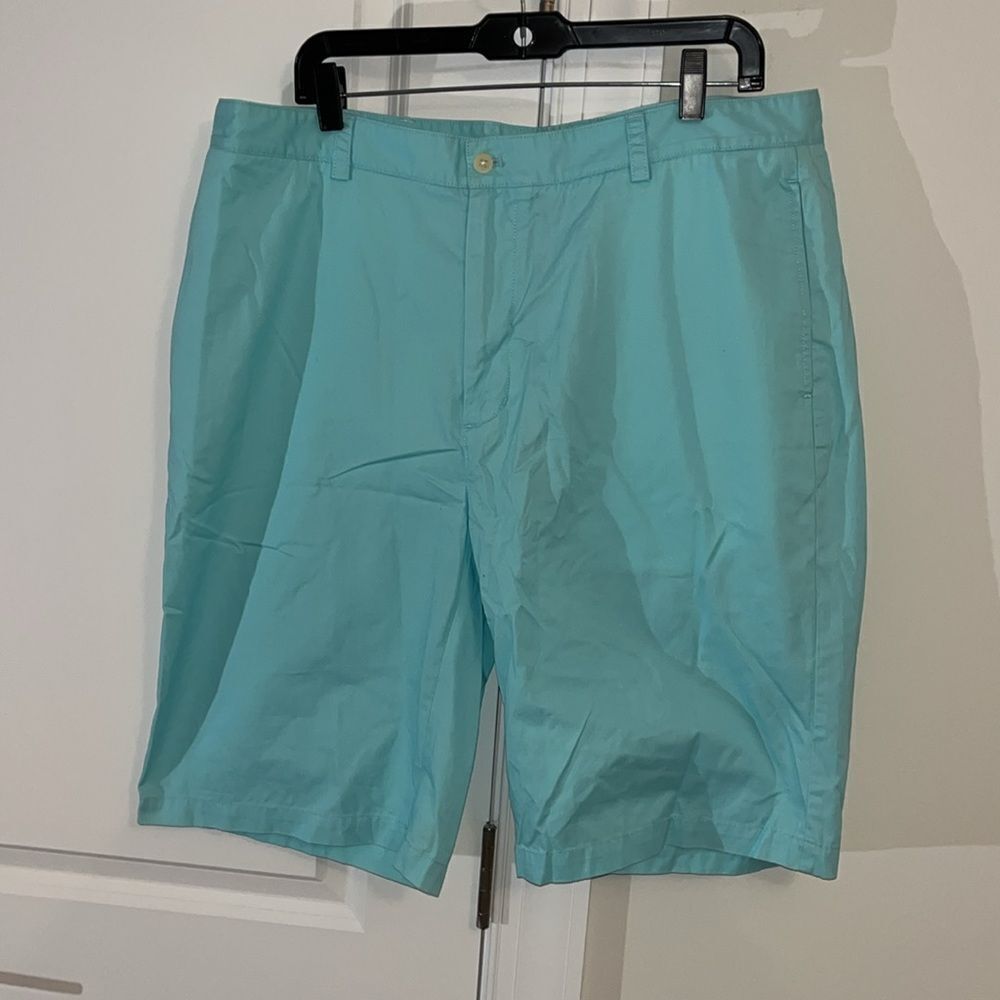 Coral Aqua Vineyard Vines Club Sailing Flat Front Party Flag Sailor Shorts-38
